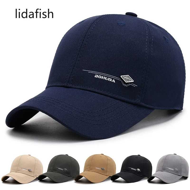 

lidafish Unisex Adjustable Trucker Hat Men's Athletic Baseball Cap Dad Hats For Men Hip Hop Snapback Hats