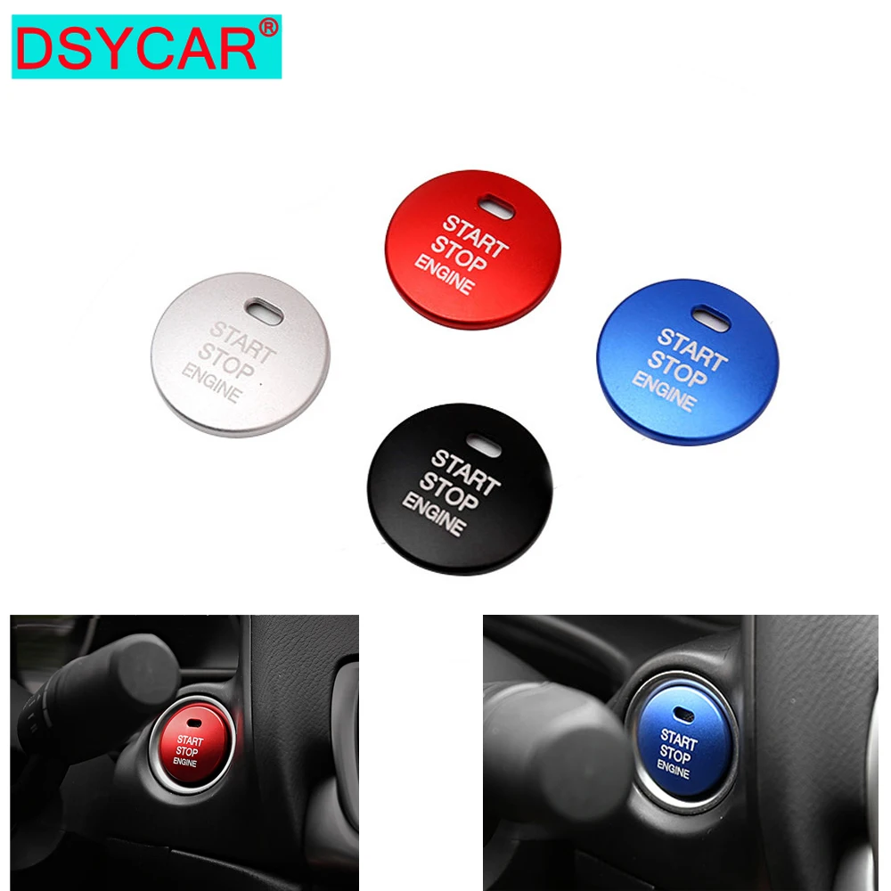 Кнопка запуска двигателя DSYCAR сменная крышка стоп ключ аксессуары переключатель