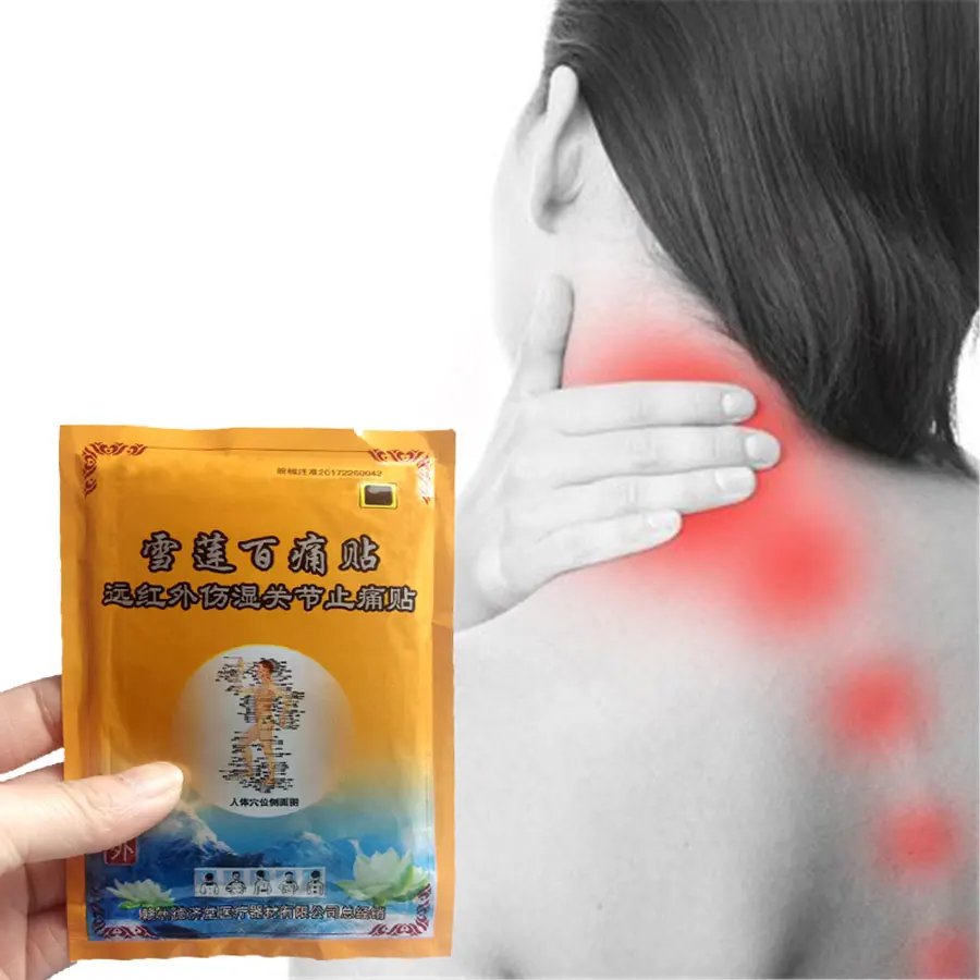 

New Snow Lotus Pain Relief Patch Muscle Relaxation Herbs Plasters for treat Neck and Shoulder pain, elbow and wrist Joint pain
