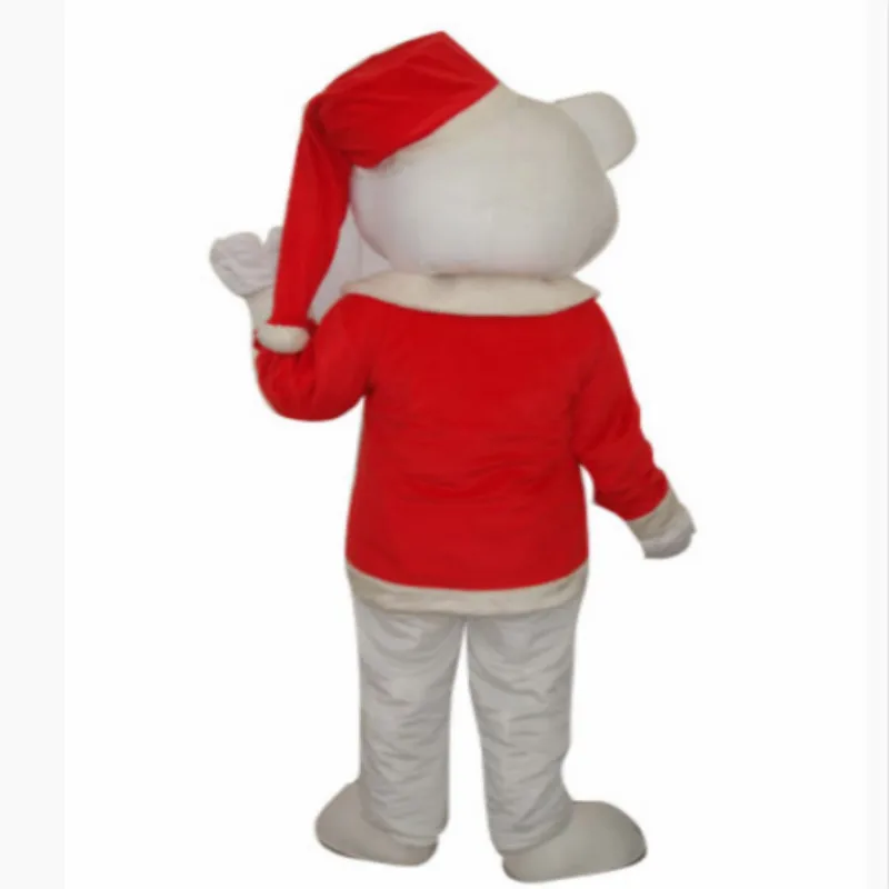 

New High Quality Polar Bear Mascot Costume Christmas Party Dress Surprise Gift Cartoon Outfits Carnival Halloween Xmas Easter Ad