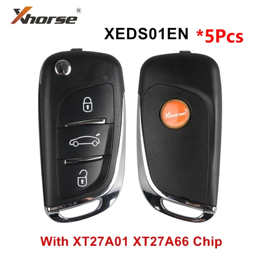 

5 шт. Xhorse XEDS01EN DS стиль VVDI супер пульт дистанционного управления 3 кнопки с супер чипом работает для VVDI2/VDI MINI Key Tool Max