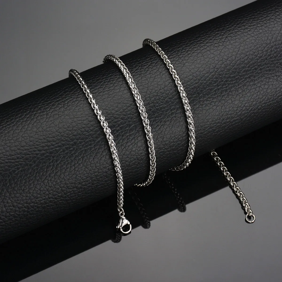 ZORCVENS Men's Stainless Steel Necklace Fashion Basket Chain Material Braided Titanium Women Jewelry Christmas Gifts | Украшения и