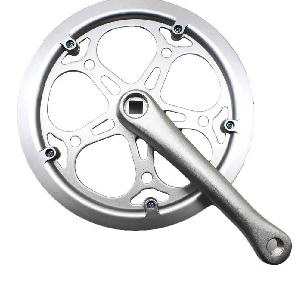 52T односкоростной велосипедный кривошипный набор комплект 170 мм из алюминиевого