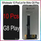 Оптовая продажа, 10 шт.лот для Moto G8 Play, ЖК-дисплей с сенсорным цифровым преобразователем в сборе, XT2015 XT2015-2