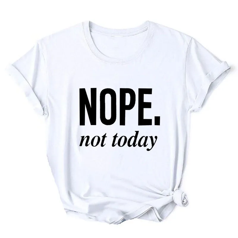 Футболка женская черная с графическим принтом не сегодня 90-е в стиле Харадзюку -