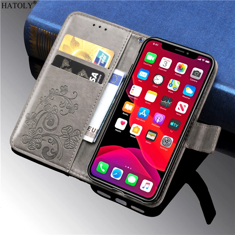 

For iPhone 11 Pro Case PU Leather Flip Wallet Phone Case for iPhone 11 Pro Cards Holder Back Cover For iPhone 11 Pro Fundas 5.8"