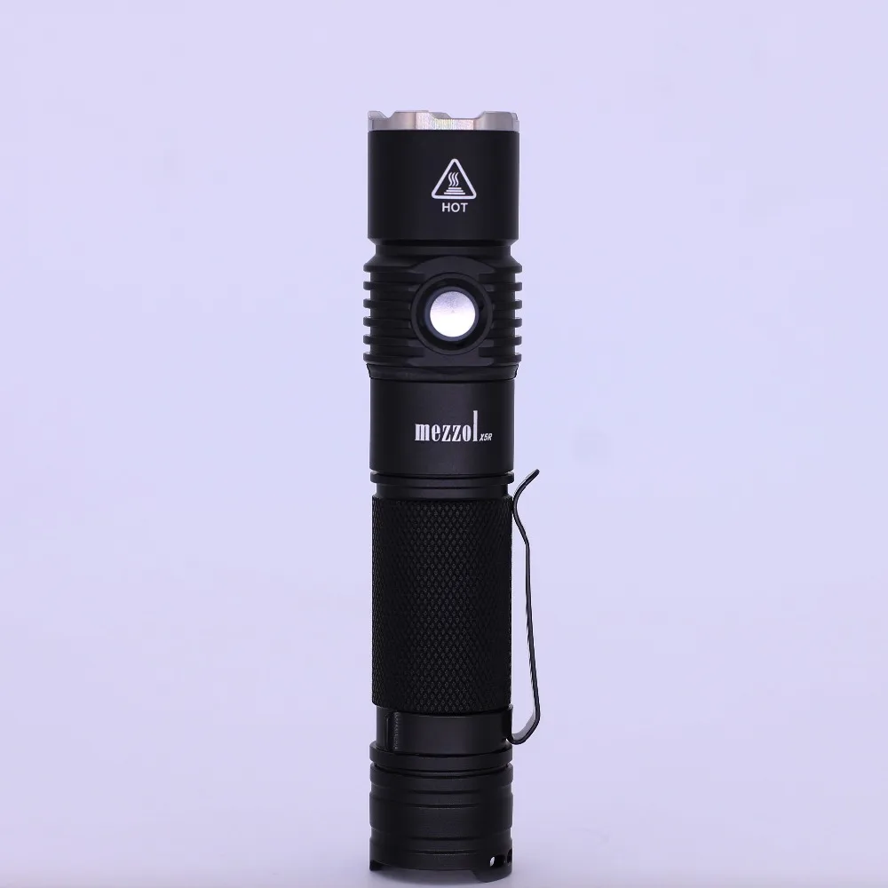 Mezzol X5Ronly один переключатель в шею 1000 Люмен usb фонарик+ 2Acharge