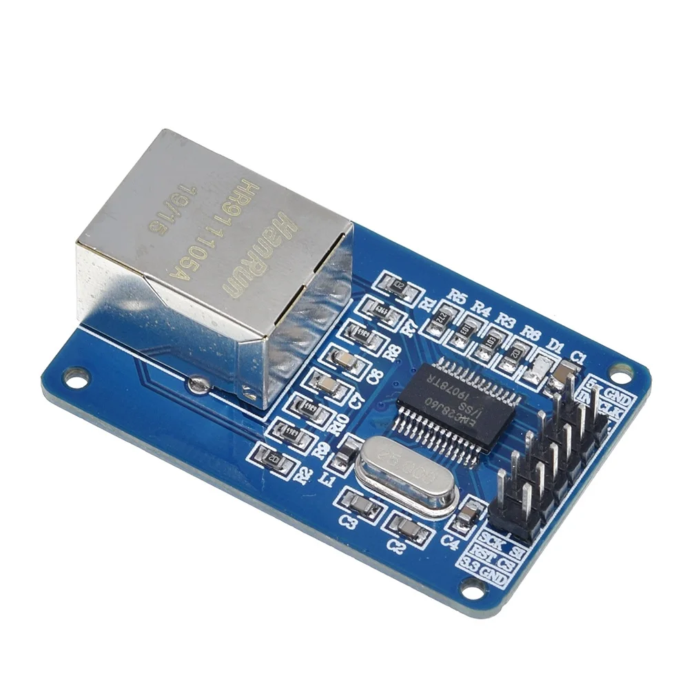 ShengYang 1 шт. ENC28J60 Ethernet LAN сетевой модуль схема для arduino 51 AVR LPC STM32 3,3 В