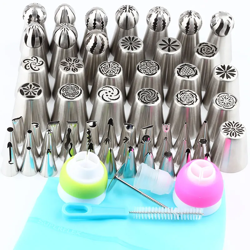 66 шт. кондитерские насадки для украшения торта|Наборы кондитерских насадок| |