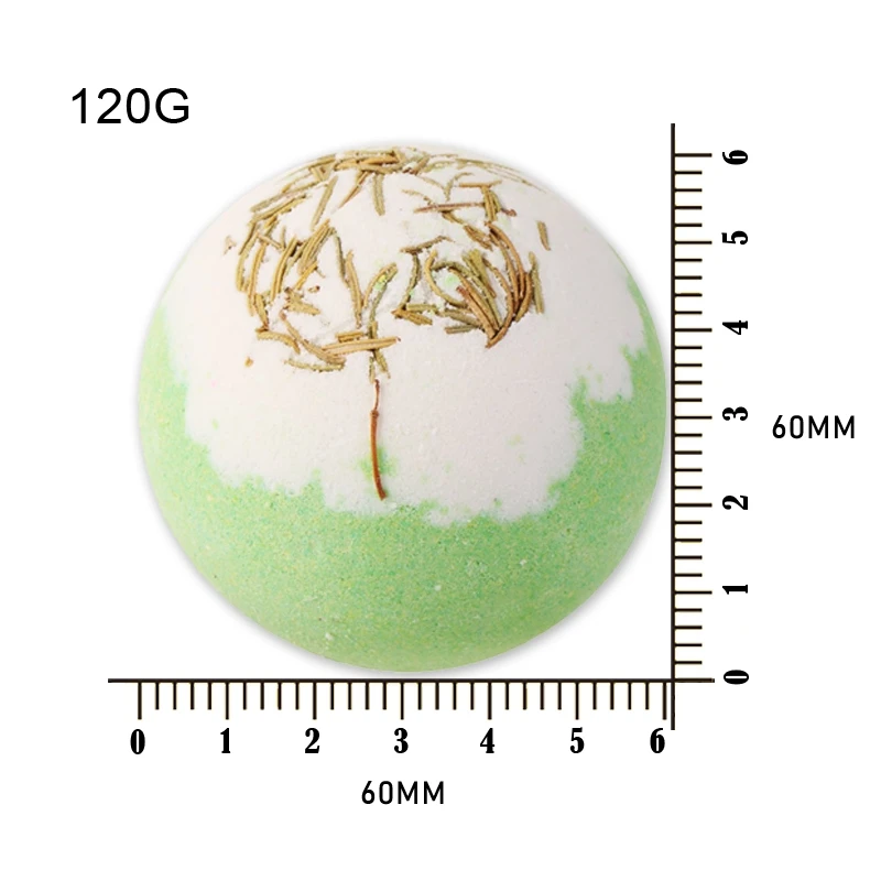 Tsing ванночка 120 г зеленый чай пузырьковая банная бомба эфирное масло снятие