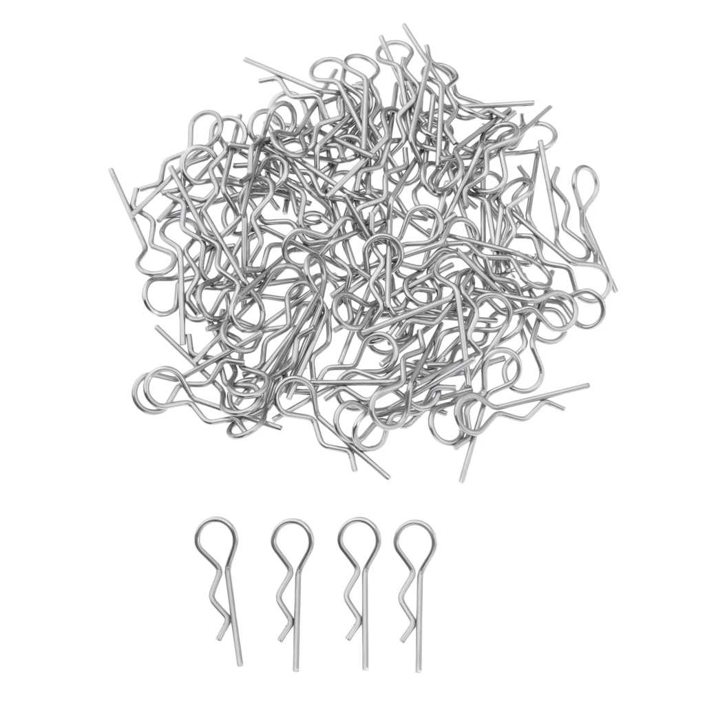 100 pack зажимы для кузова r cotter булавк