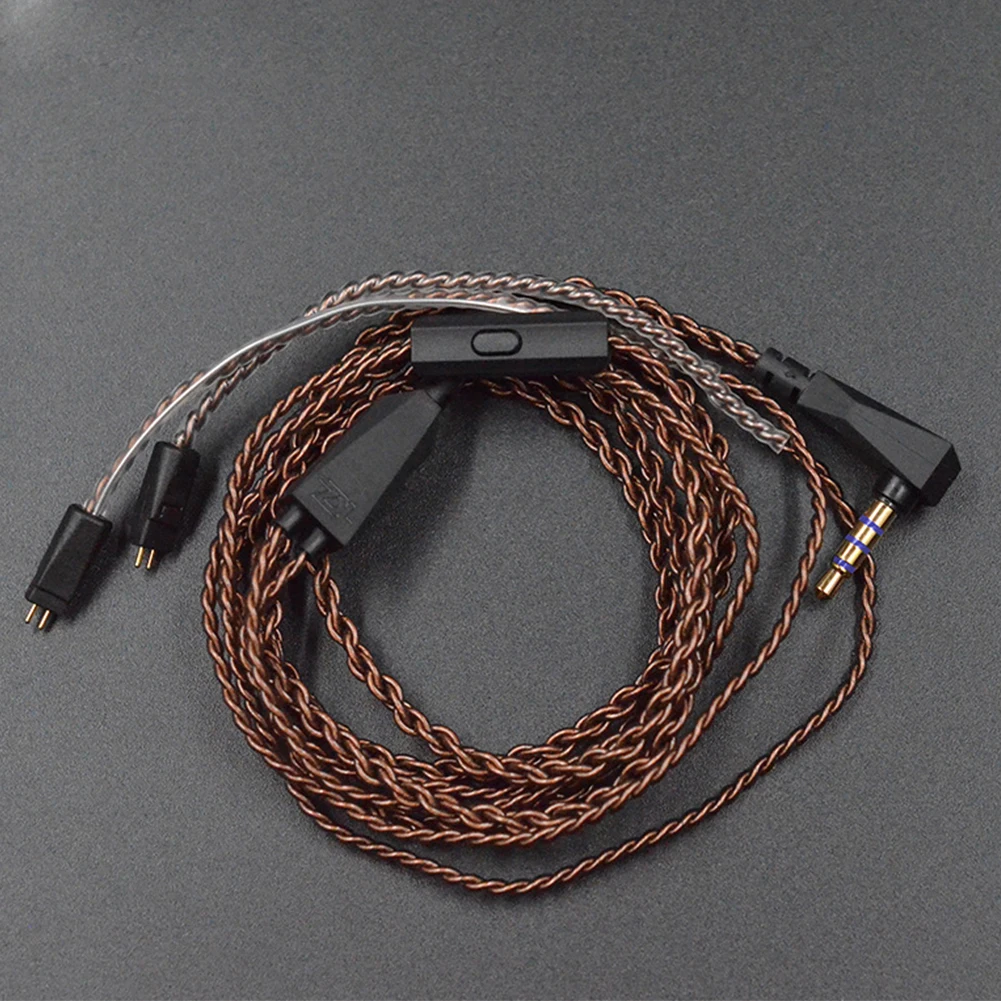 Обновление наушники кабель аудио Медь специальные аксессуары L штекер покрытием