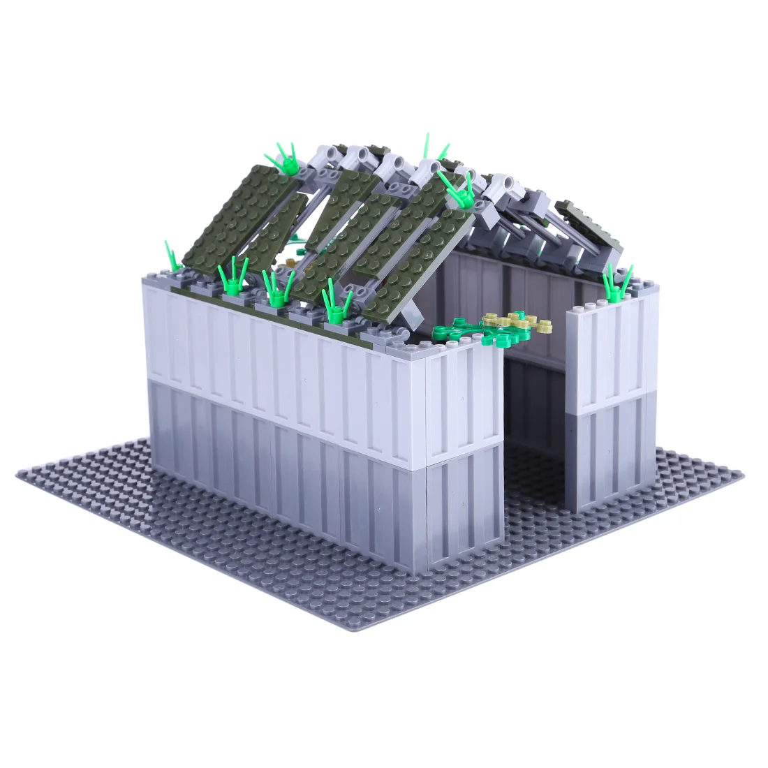 Конструктор сделай сам в стиле милитари 598 шт. маленький конструктор сцена