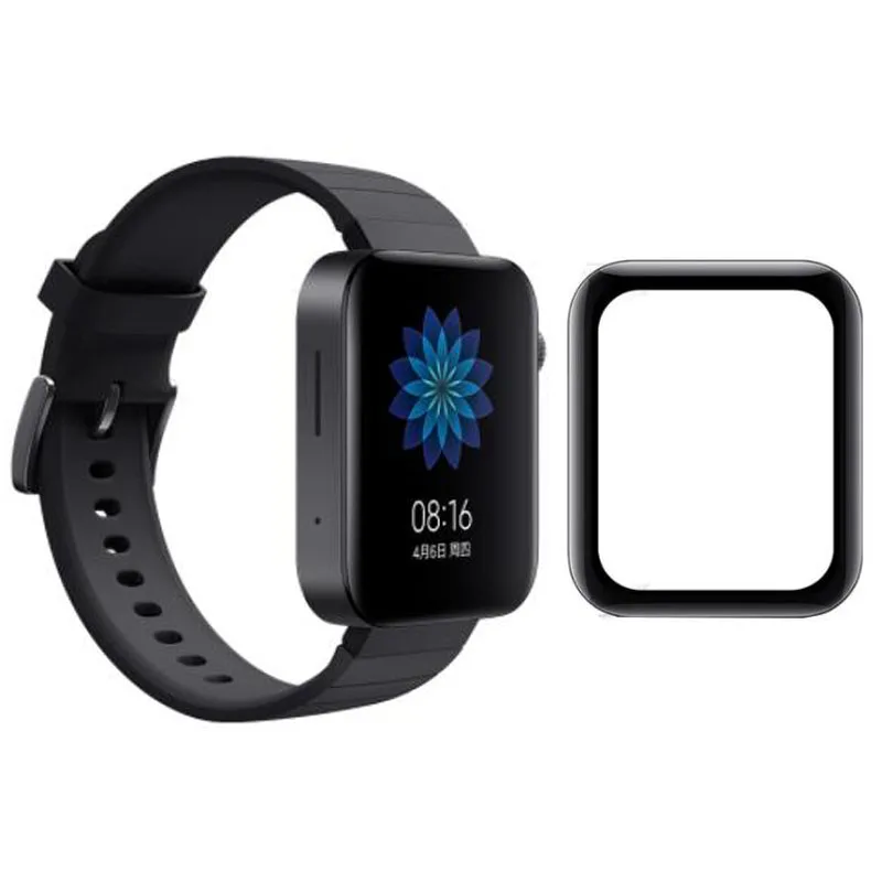 Защитная пленка для Xiaomi Mi Smart Watch мягкая с изогнутыми краями|Смарт-аксессуары| |