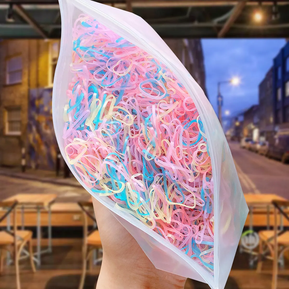 Резинки для волос одноразовые девочек 4000 шт.|Аксессуары девочек| |