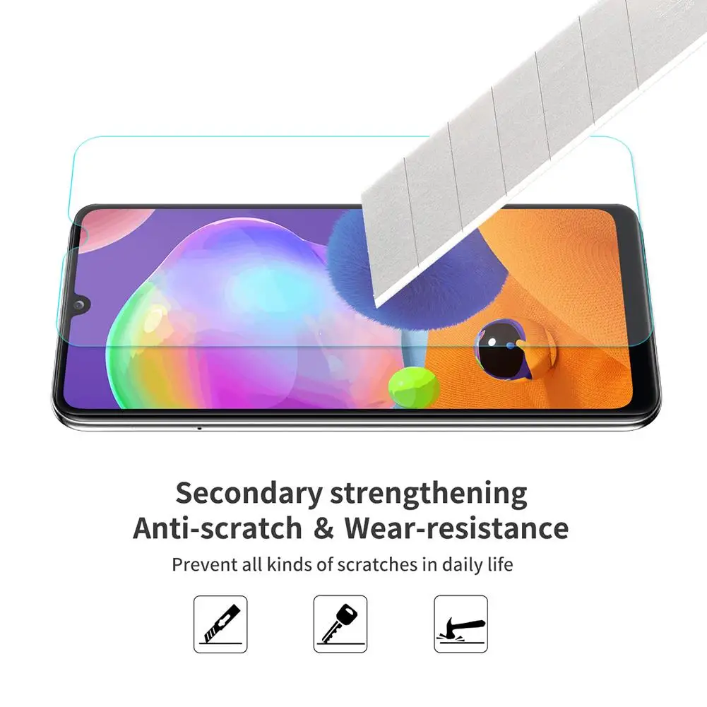 9H смарт телефон Закаленное стекло протектор экрана для Samsung Galaxy M31/A41/A31 аксессуары