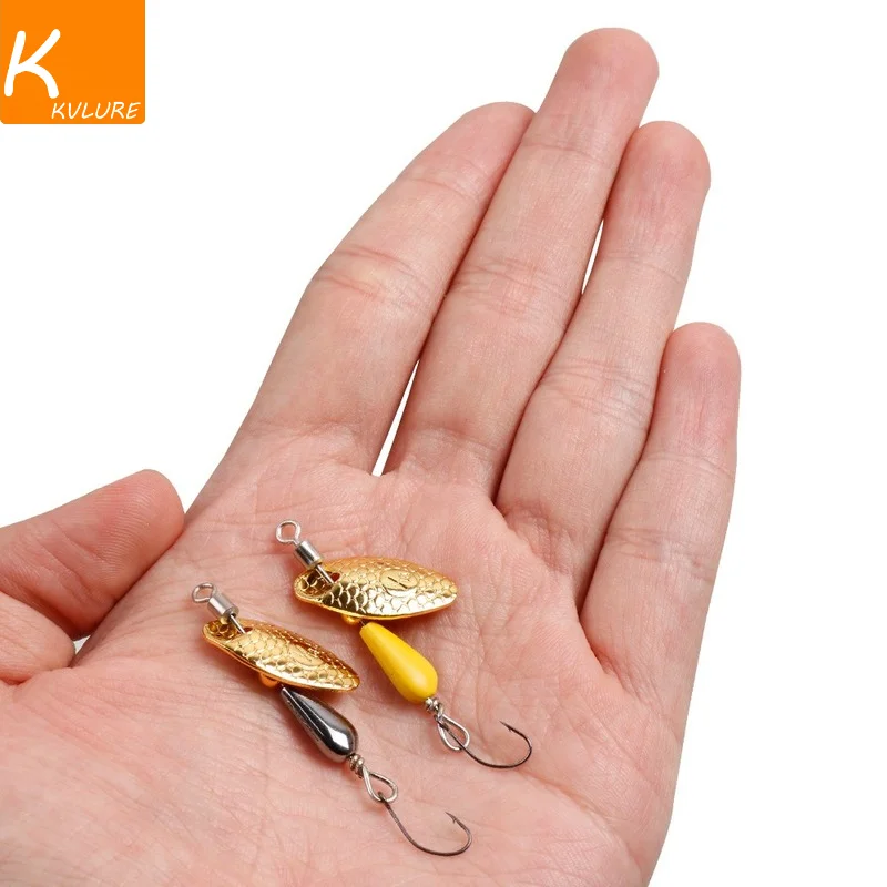 

Spinner Spoon Metal Bait Fishing Lure 5.5cm/2.8g Sequins Long Shot Spoon Baits for Bass Trout Perch Pike Rotating Fishing