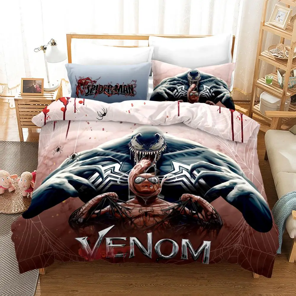 

Marvel 3D Bedding Set Boy/Girls Cartoon Spiderman Iron Man Bed Duvet set Comforter Bedding Set Bedclothes Bed Linen