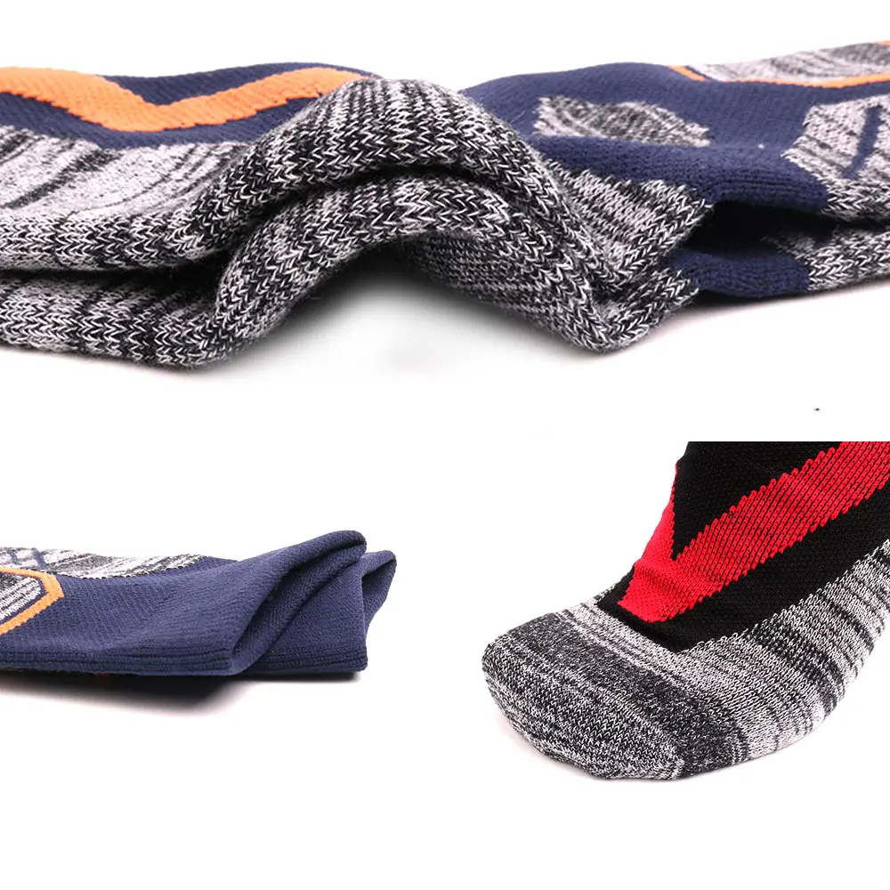 L.Mirror 1 пара лыжных носков-легкие утепленные хлопковые теплые лыжные носки для