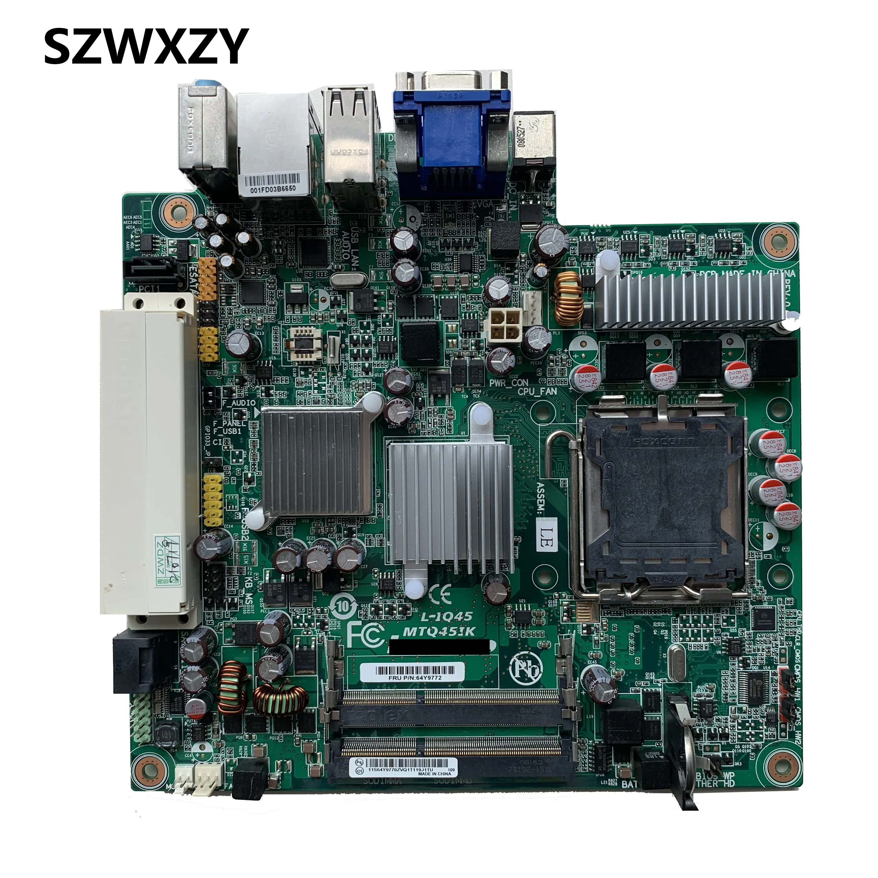 SZWXZY для Lenovo ThinkCentre M58 M58P настольная материнская плата модель MTQ45IK 64Y9772 64Y970 64Y3057 LGA775