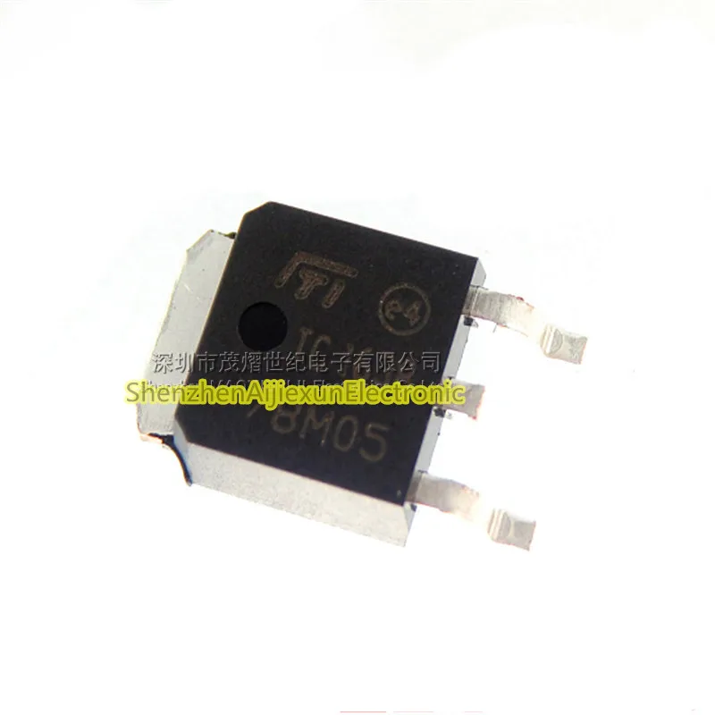 50Pcs 100% New L78M05CDT-TR TO-252 78M05 large stock