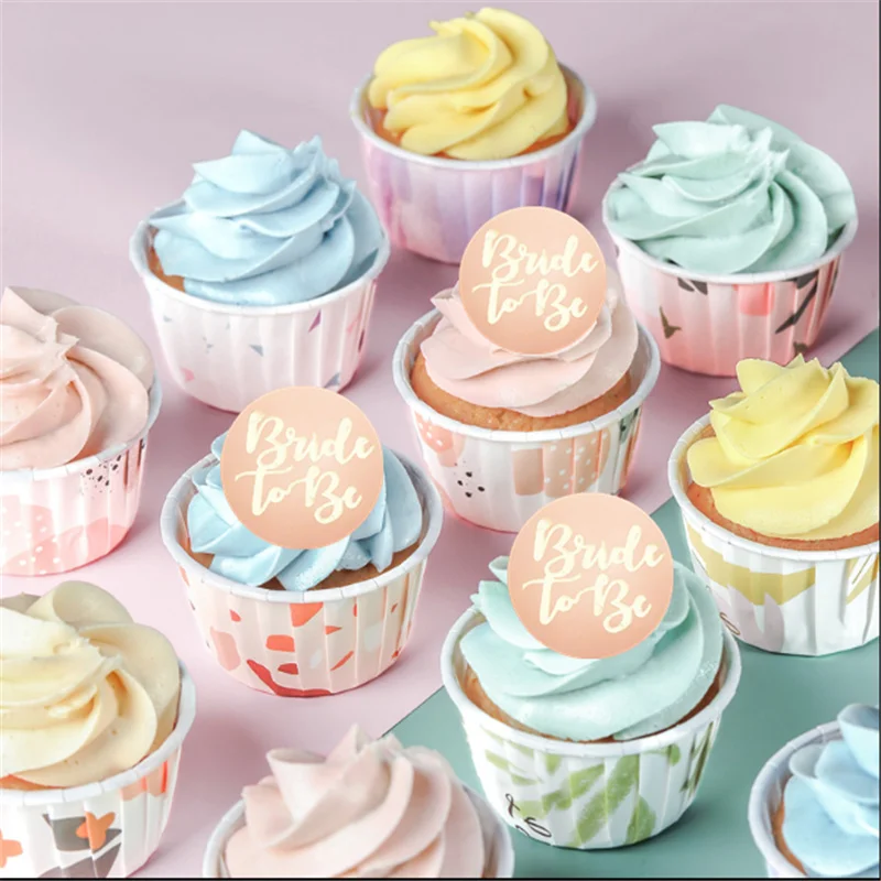 

Вечерние украшения 5 см круглый золото/серебро украшения торта, с надписью "Bride To Be" Розовое Золото письмо выпечки инструменты торт фигурки ж...