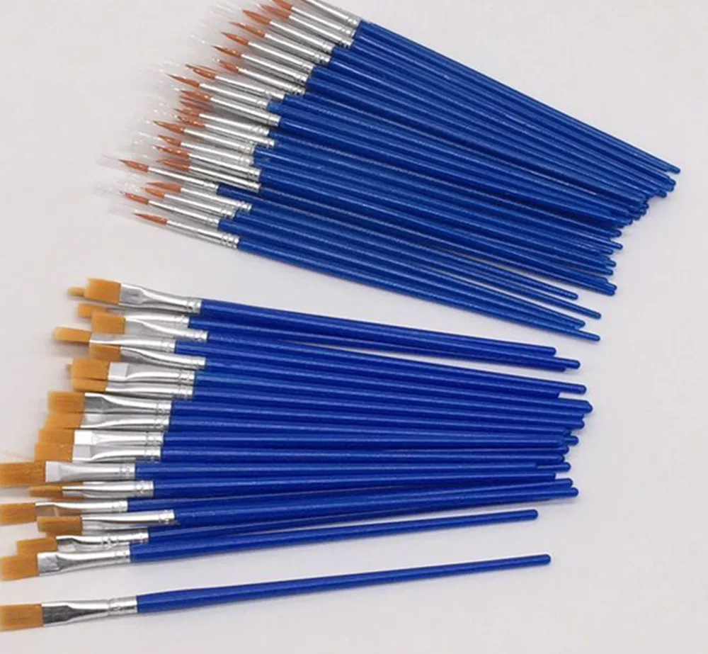 100 шт. тонкая ручная роспись тонкий крючок ручка для рисования ручки краски кисть