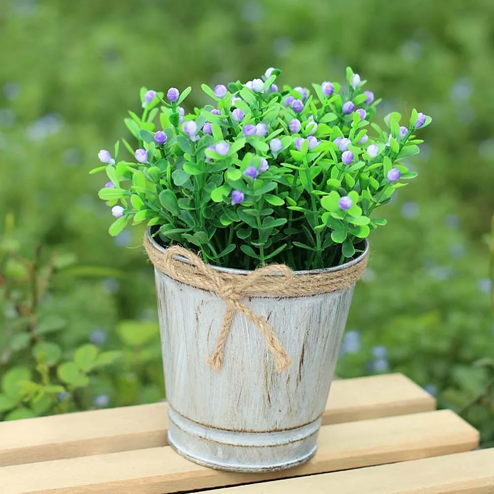 Ретро металлический Железный Ковш цветочный горшок подвесной балкон садовое