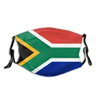 Южно-Африканская Весенняя Мужская многоразовая маска для лица с флагом, противопыльная маска с фильтрами, защитная маска, респиратор, муфельная маска