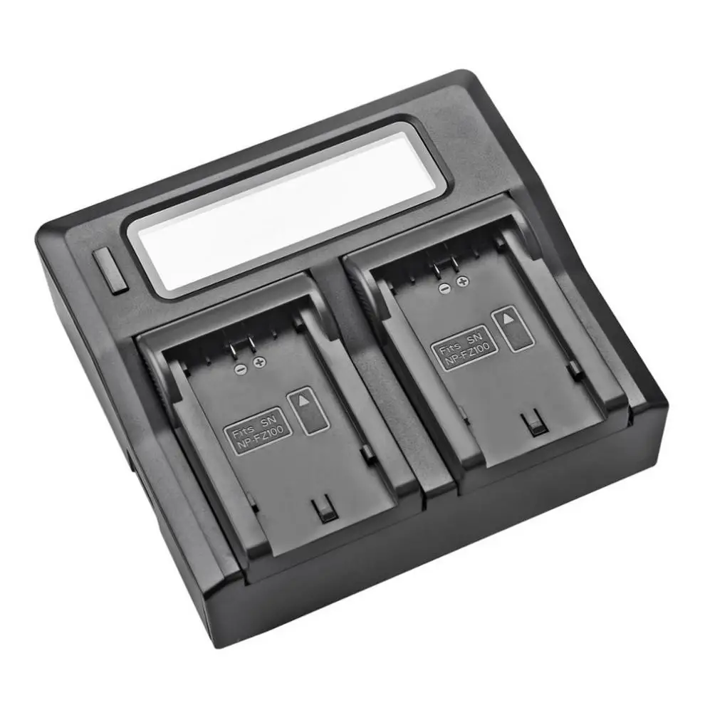 NP-FZ100 Fast Quick Dual Camera Battery Charger USB Output Fit for Sony Alpha 9R A9R 9S A9S A7RIII A7R3 7RM3 A7m3 BC-QZ1 | Электроника