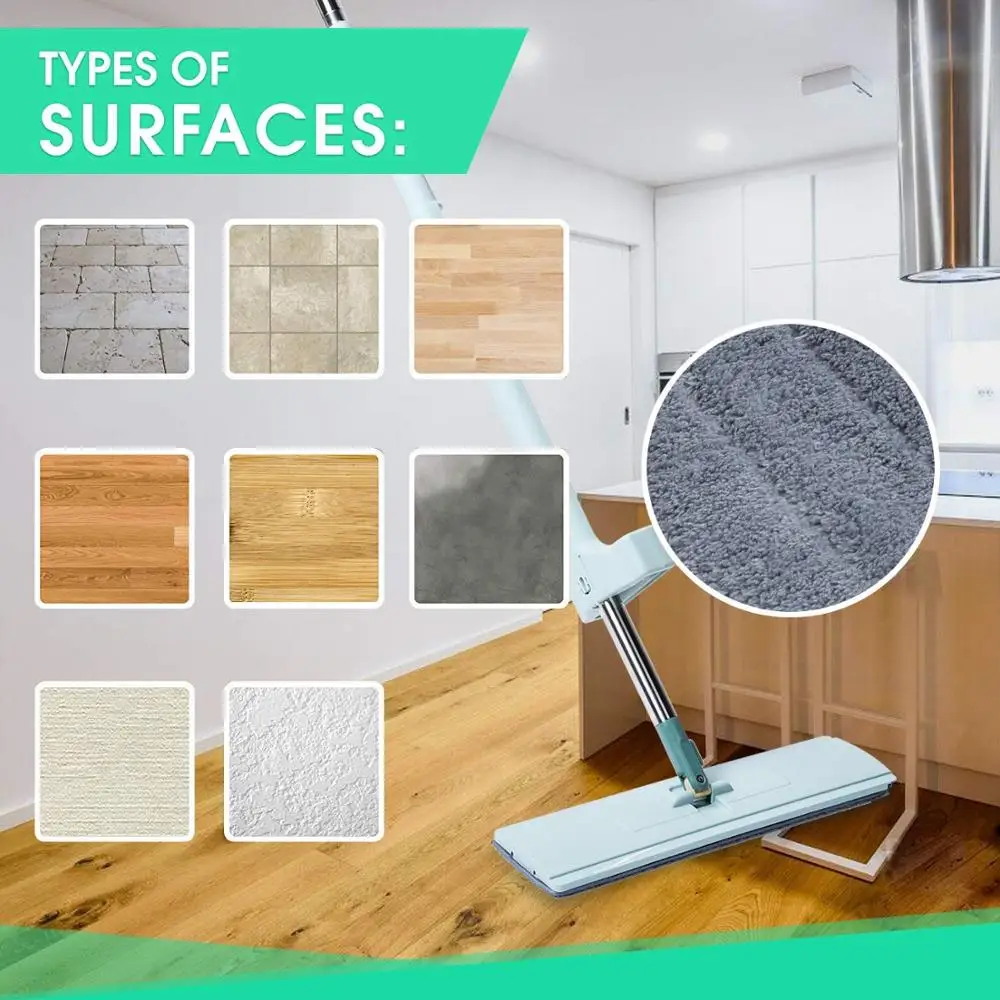 Плоская швабра с вращением на 360 градусов свободная ручная мойка ленивая