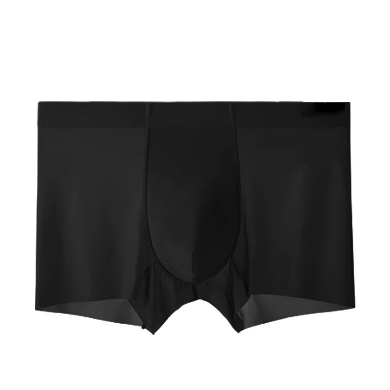 

3Pcs New U Convex Pocket Mens Panties Ice Silk Men Underwear Graphene Antibacterial Man Shorts Comfortable Breathable Male Boxer