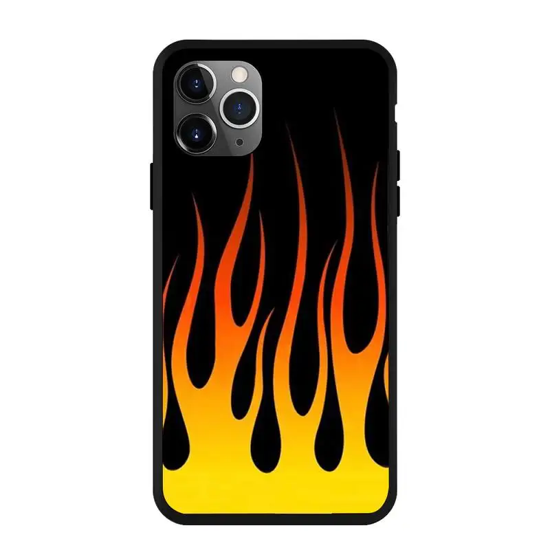 

Flame Cool Phone Case For Iphone 6 6s 7 8plus X Xr 11 12 Mini Pro Max Nax Fundas Cover