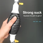 Автомобильный ручной топливный насос с высоким потоком, бензиновый, дизельный, масло, вода, жидкость, резервуар, резиновая трубка для авто, автомобиля, лодки, морской