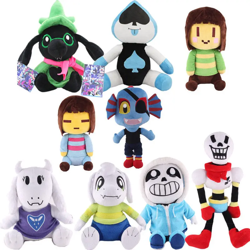 Deltarune Undertale 2 Frisk Chara Sans Asriel Happstablook Temmie Undyne Lancer Ralsei Мягкая кукла плюшевая игрушка Детские подарки