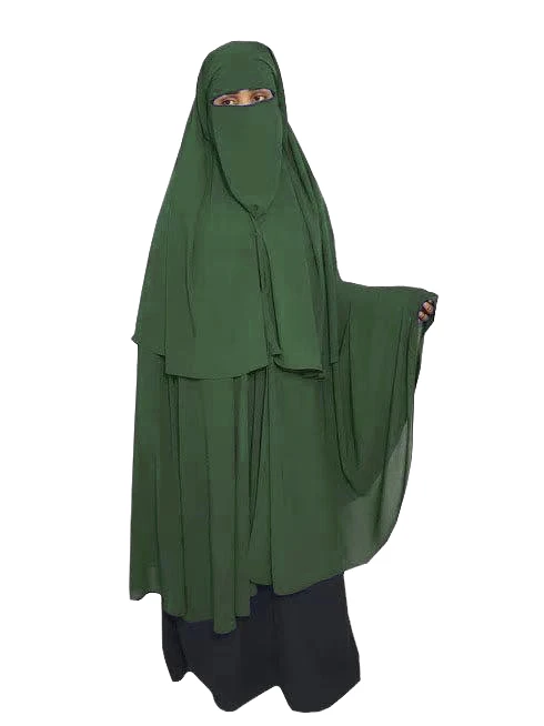 

Eid Muslim Women 2 Piece Set Prayer Garment Hijab Dress Islamic Clothing Turkey Namaz Long Khimar Skirt Musulman Jurken Abaya