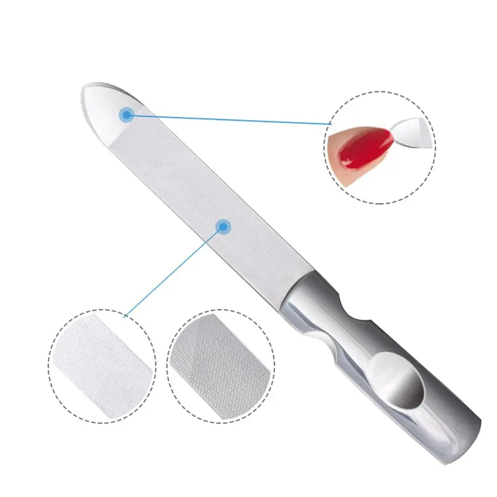 

Stainless Steel Nail File Set Polishing Tools Nail Art And Pedicure Professional Nail Care Easy To Use