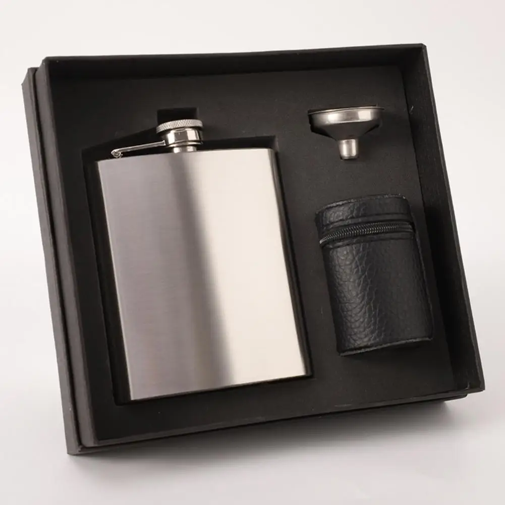 1 Набор колба для ликера 7 унций нержавеющая сталь | Дом и сад