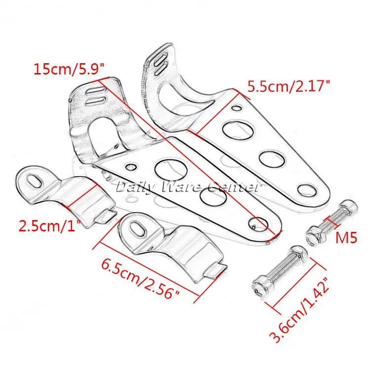 2 шт мотоцикла 28 мм 34 кронштейны для крепления фар вилка уши Мотоцикл головной