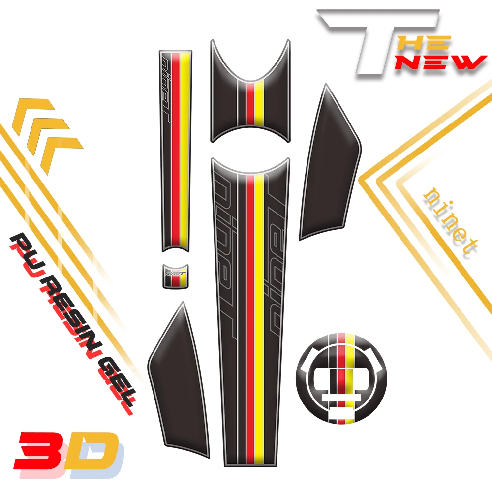 Светоотражающий 3D гелевый передний бак наклейка обтекатель цифровая доска