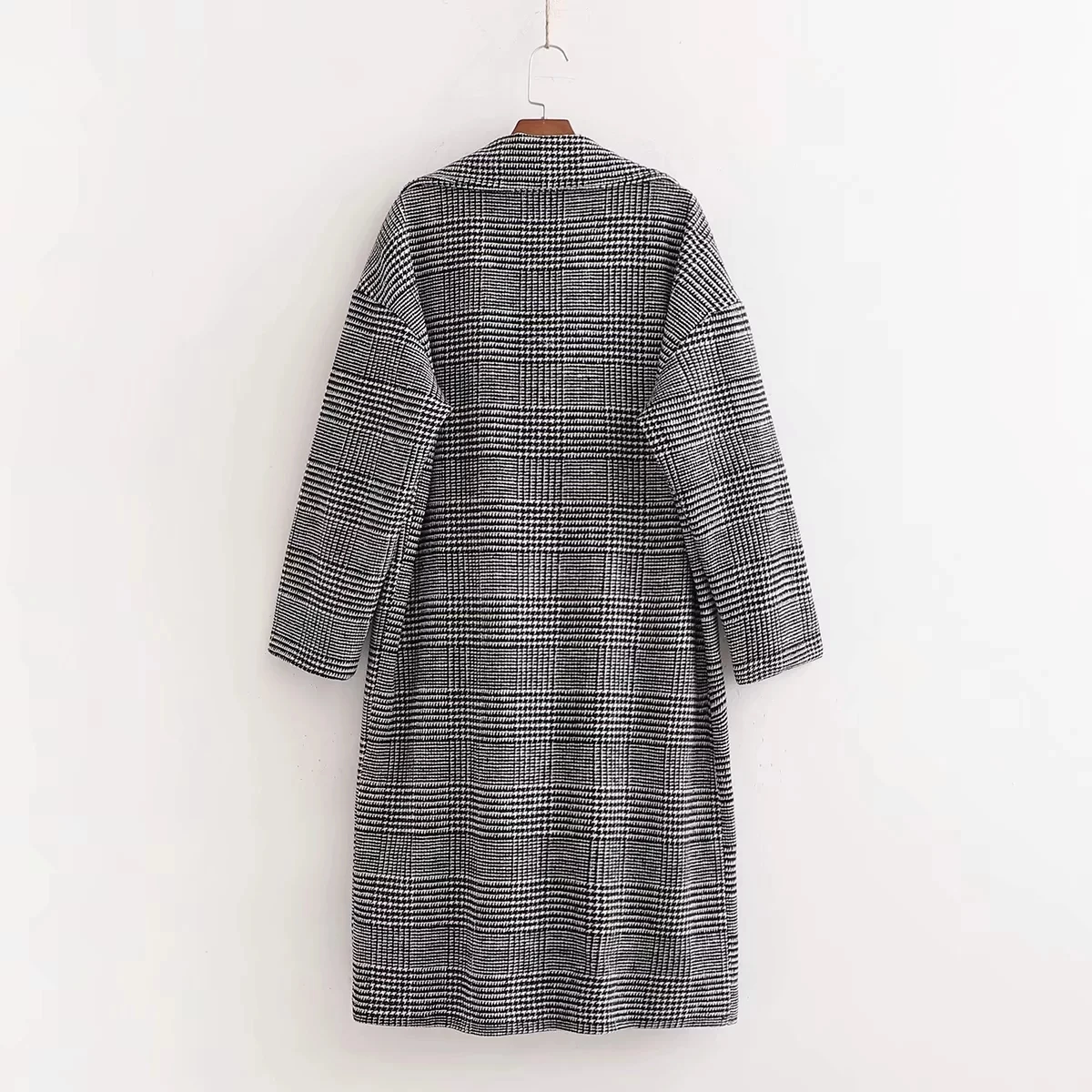 Зимние Хаундстут пальто для женщин двубортный Карманы длинное женские шикарные