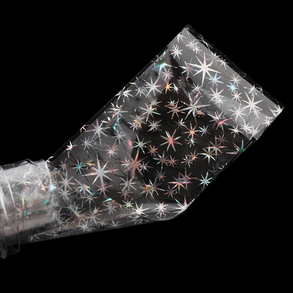 1 шт. Голографическая фольга на ногти звездное небо переводная наклейка для