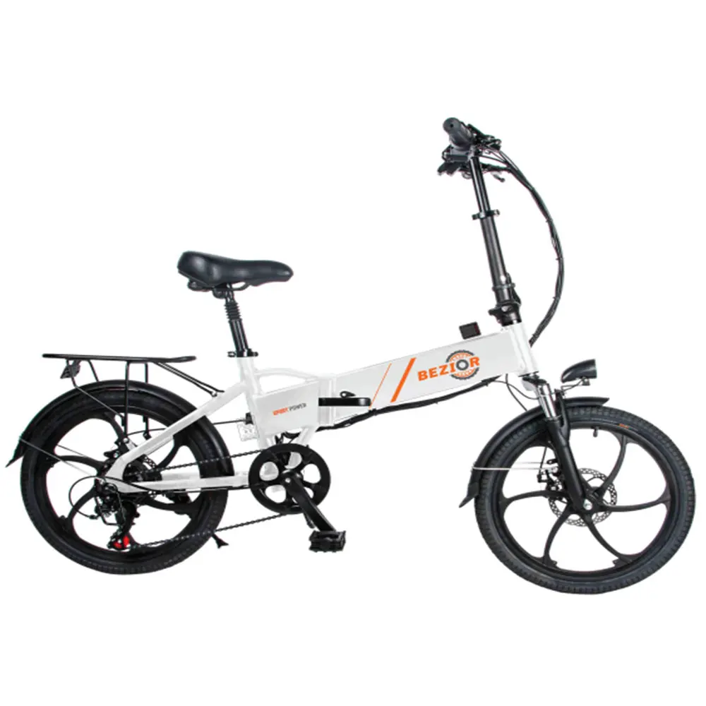 

Bezior M20 Electric Bike Bicycle Pedal Mode 350W Motor 20IN Wheel 48V 10.4AH Battery UPS Shipping 3-7 Days Delivery
