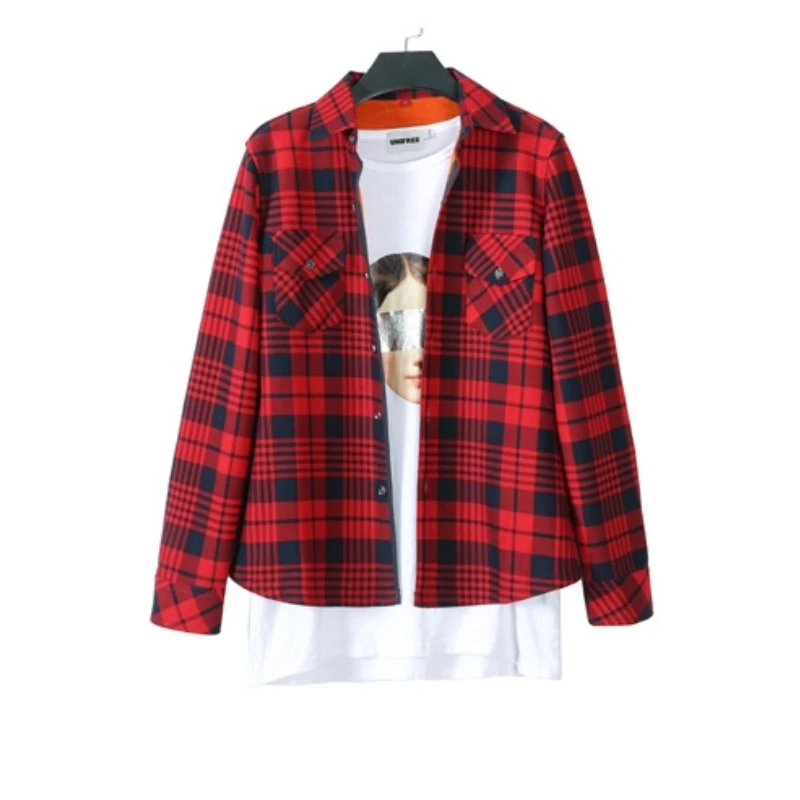 M 4XL из плотного бархата Blusas с длинными рукавами Осень Зима Женская фланелевая