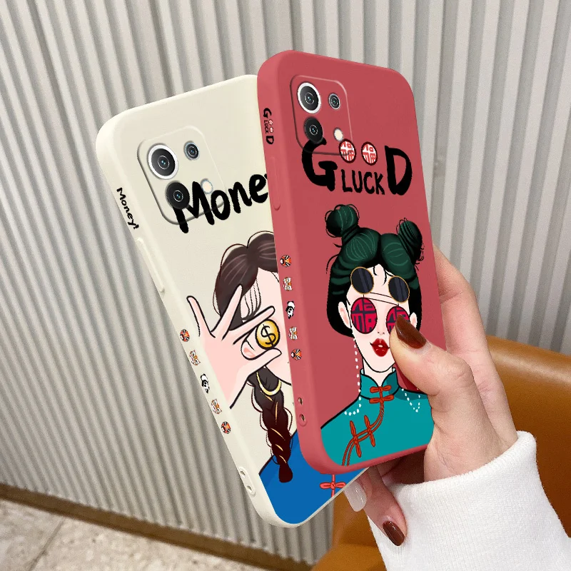 

Natural Beauty Girl Phone Case For Xiaomi Mi 11 10T 10 lite 9T Note 10 Redmi Note 9 9T 8 8Pro 7 7Pro 9 9A K40 K30 Cover