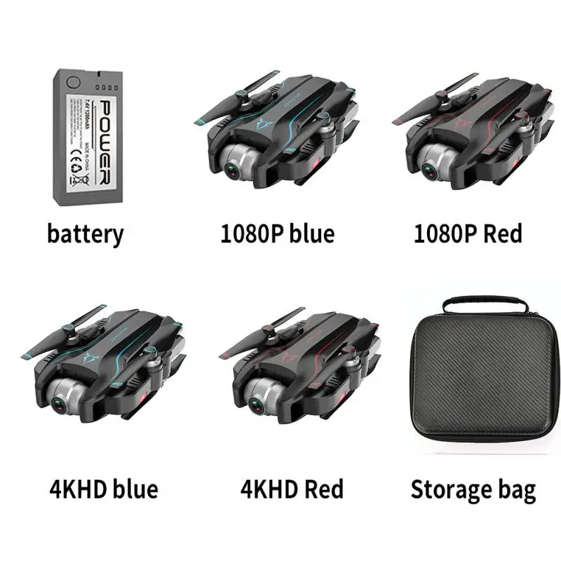 Квадрокоптер S20 с камерой мини Дрон Gps 4K X PRO RC HD профессиональный игрушки