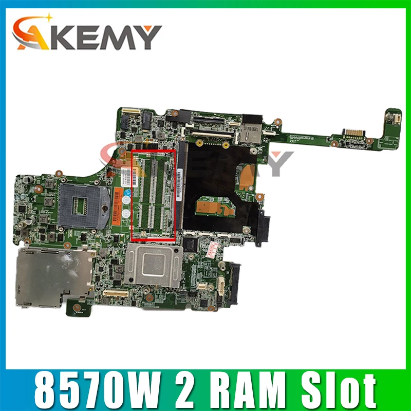 

Материнская плата 690642-001 для ноутбука HP EliteBook 8570 Вт, два слота памяти SLJ8A DDR3, полное тестирование