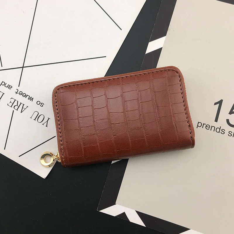 11323brown BELLO TUTTI, дизайнерский кошелек из искусственной кожи, женские мини-кошельки, модные держатели для карт, тонкий кошелек с карманом для монет, маленькая сумочка для денег - Цвет: 11323brown
