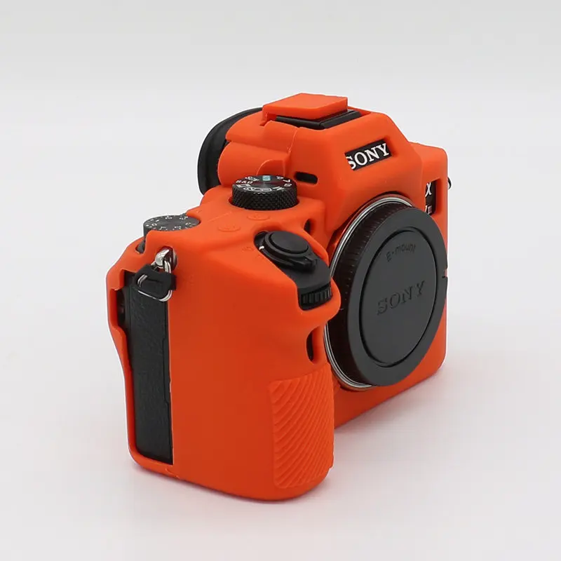 Силиконовая кожа брони чехол корпус протектор для sony A6300/A6400 A7R III/A7M3 A7RM3/A9 ILCE-9/A7R IV A7RM4/A7 II A7M2