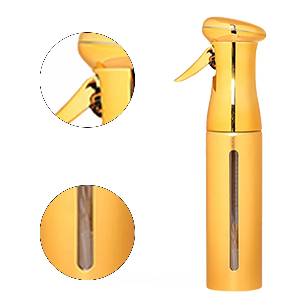 

Sprayer Bottle Water Salon Hairdressing Sprayer Hair Spray Bottle Barber Fine Mist Sprayer Empty Bottle for Hair Styling Golden